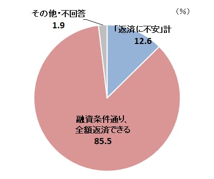 図表　新型コロナ関連融資の今後の返済見通し