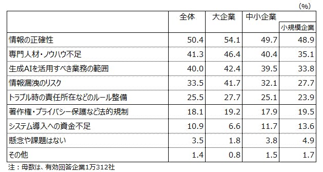 【図表５　懸念・課題】